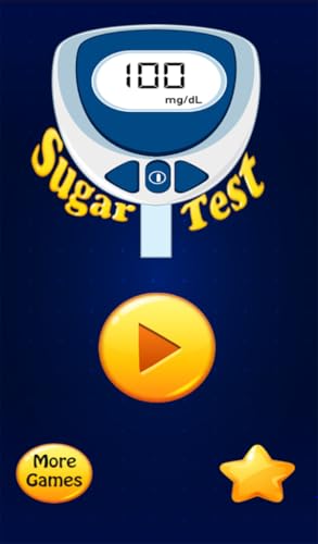 brincadeira de teste de açúcar - divertido verificador de açúcar no sangue