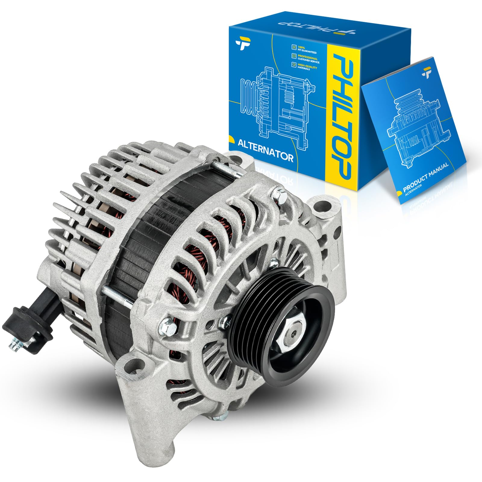 PHILTOP New Alternator 11270N Fit for 2008-2008 Ford Escape 3.0L