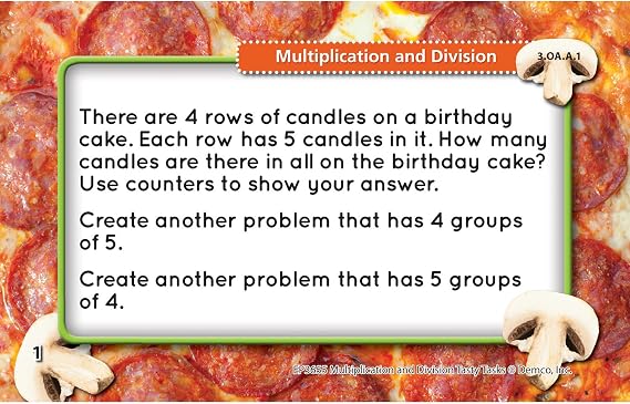 Edupress Math Practice Cards Teaching Material (EP63655)