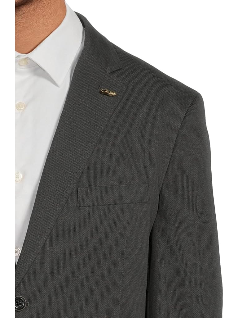 Black Johnston & Murphy Washed Cotton Blazer