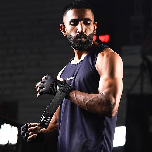 Miniatura 7 de Guantes interiores de boxeo WYOX para artes marciales mixtas para hombre y mujer guantes interiores de boxeo para hombres y jóvenes  Se ponen y