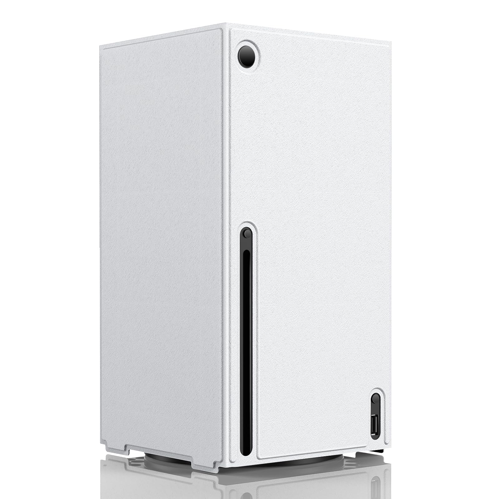 Custodia protettiva magnetica per console Xbox Series X, custodia protettiva completa con pelle PU di alta qualità e fodera interna morbida