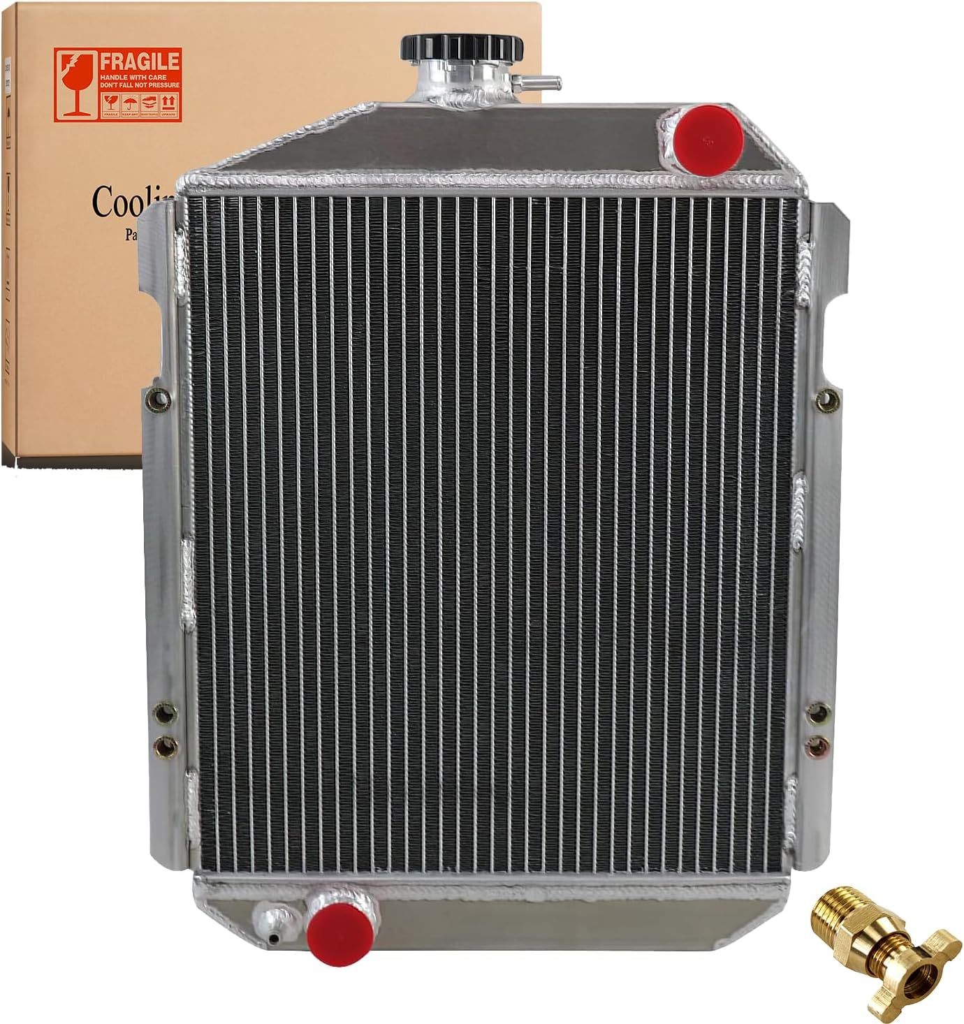 2 Rows Aluminum Tractor Radiator fits for John Deere 950 850 Yanmar YM2500 YM3000 YM3110 CH19293 CH12622 CH14024 122250-44501