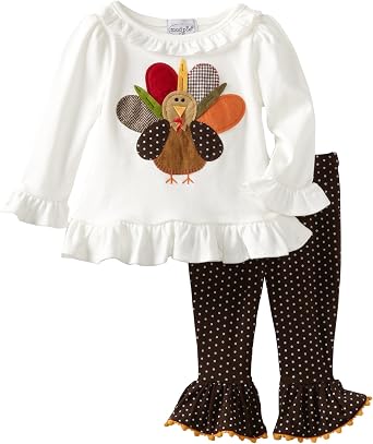 Mud Pie Baby Girls' Turkey Tunic 