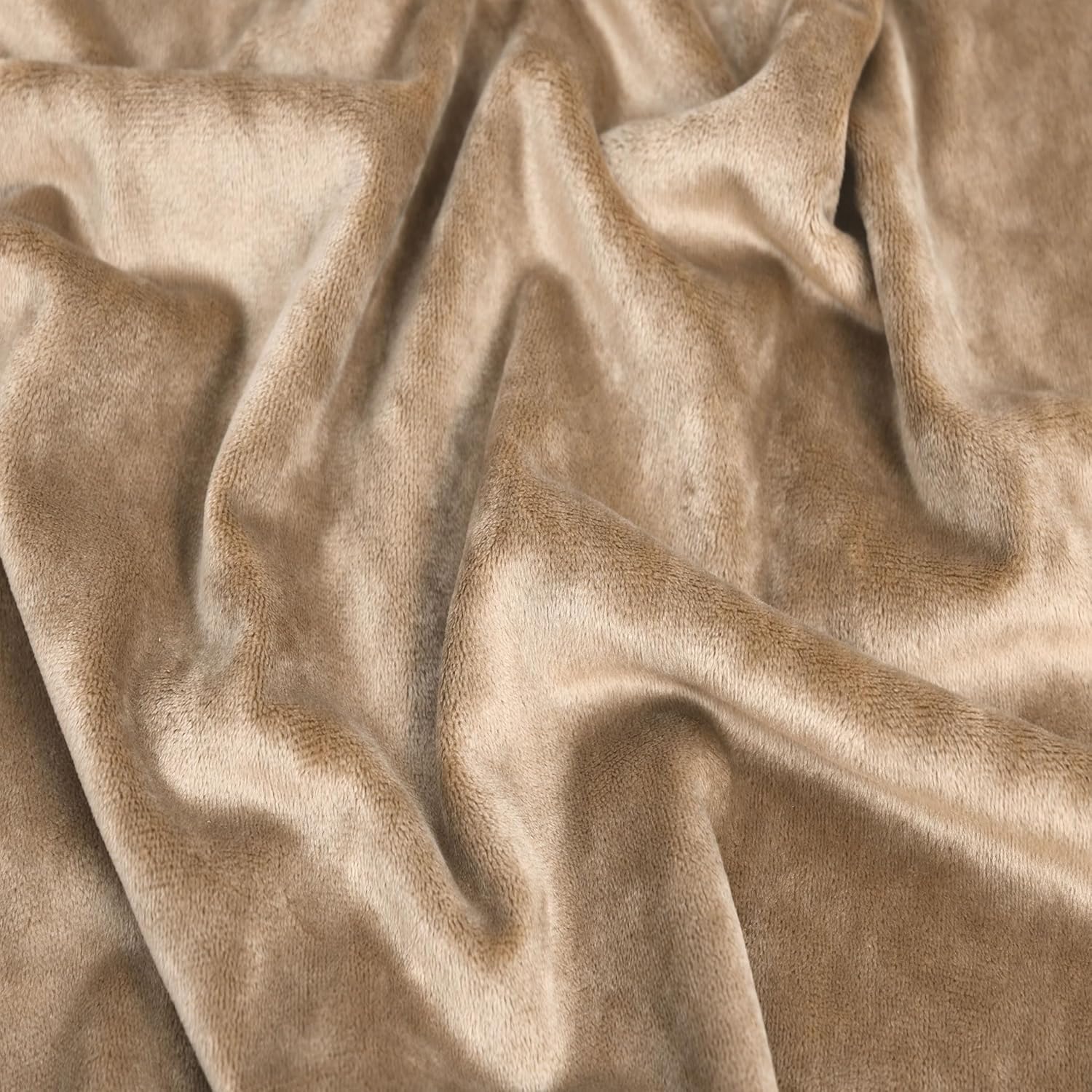 63" Wide French Velour Fabric - 250GSM 4-Way Stretch Poly Spandex Blend - Anti-Winkle - Apparel, Home Decor, Headbands, Drapery, Backdrops, Crafts & DIY Project