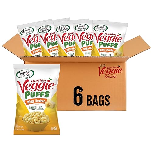 Vista 18 de Sensible Portions Garden Veggie Puffs, Screamin' caliente, 3.75 oz (paquete de 6)