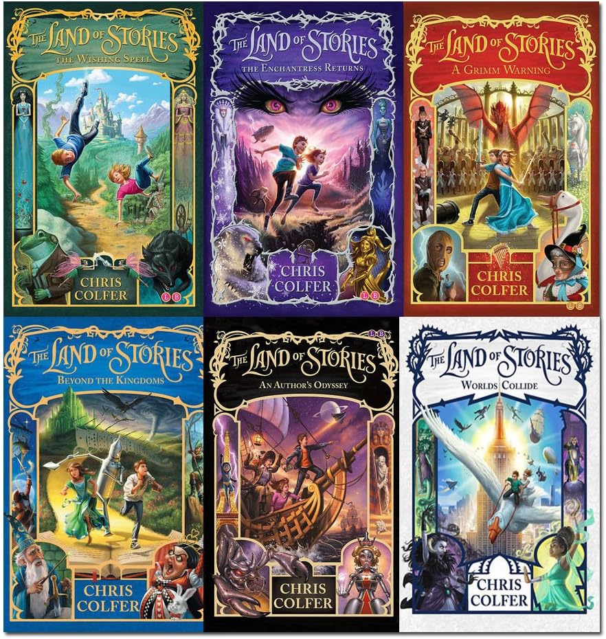 Land of stories series chris colfer 6 books collection set