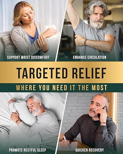 Miniatura 2 de MagnetRX Pulseras magnéticas de cobre  Pulsera efectiva de cobre puro para hombres y mujeres  Brazalete de cobre ajustable para terapia magnética