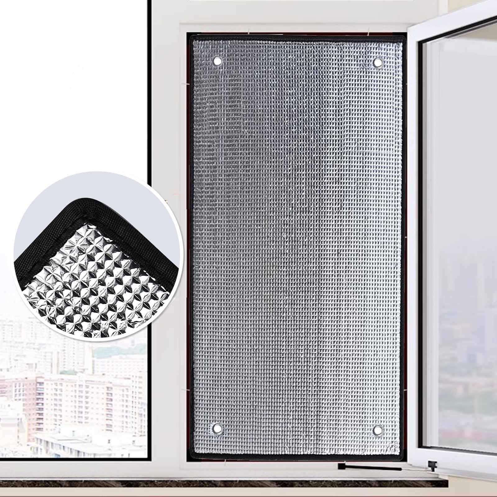 Window Sun Protection Insulation Film,8mm Double Aluminium Insulation Foil,WxH-95x140cm/37''x55''