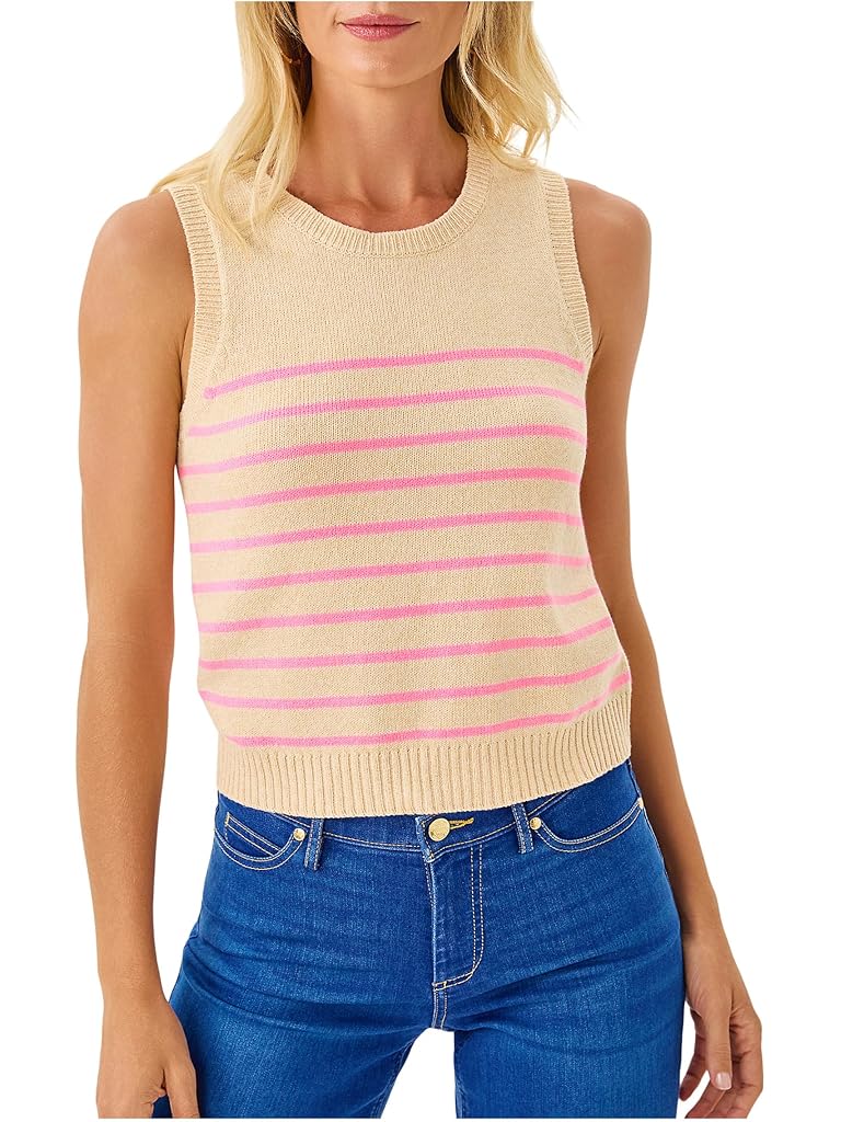 Beige Lilly Pulitzer Fairley Stripe Sweater SE