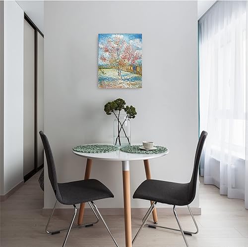 Miniatura 1072 de A&T ARTWORK The Starry Night de Vincent Van Gogh. Tamaño del marco: 36 x 30 pulgadas, tamaño de la imagen: 30 x 24 pulgadas, reproducciones clásicas