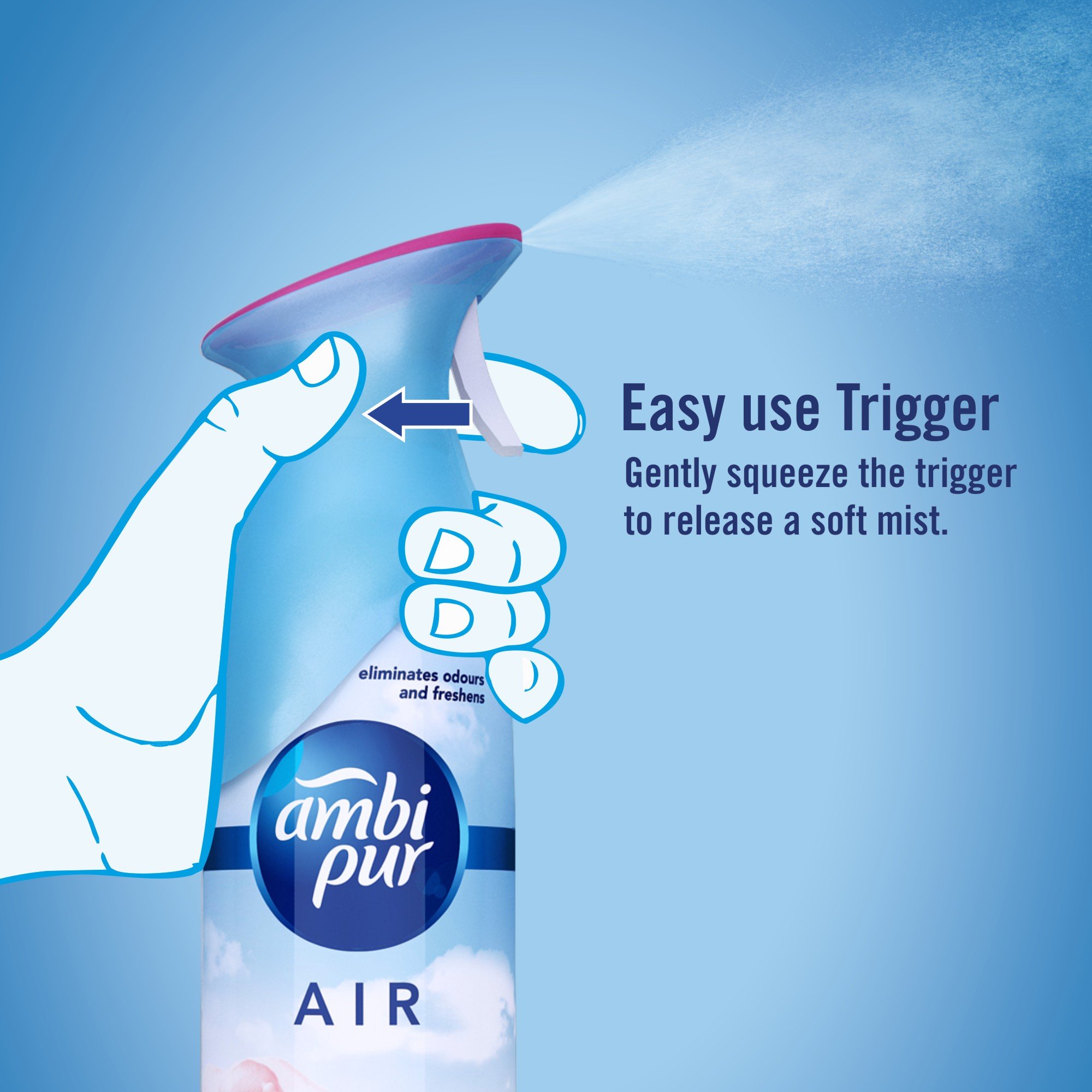 Ambi Pur Air Freshener Rose & Blossom - 275 ml, Spray 3