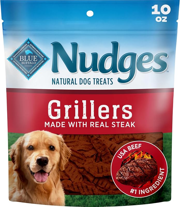Blue Buffalo Nudges Grillers Biscoitos para Cães com Carne Bovina, 283 g