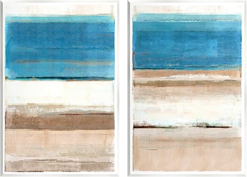 Stupell Industries Abstract Nautical Abstraction 2 Piece Wall Plaque Art Set by Flora Kouta