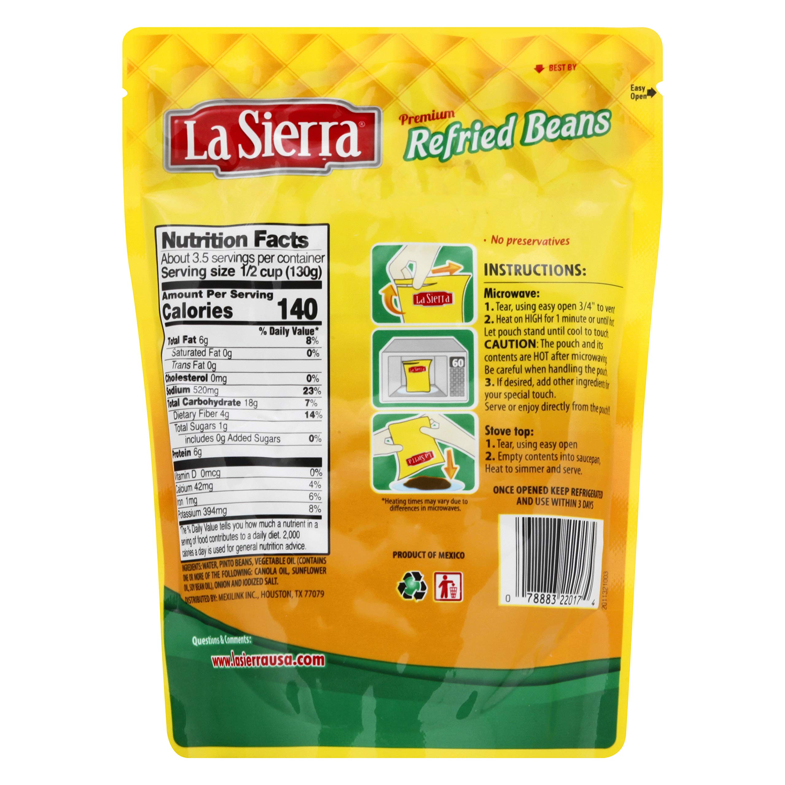 Beans Pinto Refried Pouch | Desertcart Cyprus