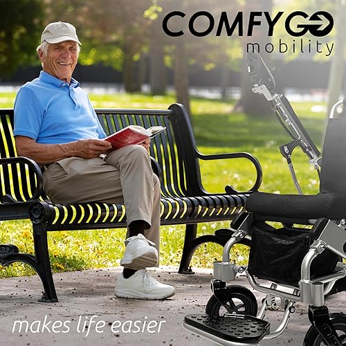 Miniatura 39 de Majestic IQ-8000 - Sillas de ruedas eléctricas para adultos, silla de ruedas eléctrica plegable y ligera, silla eléctrica plegable para personas