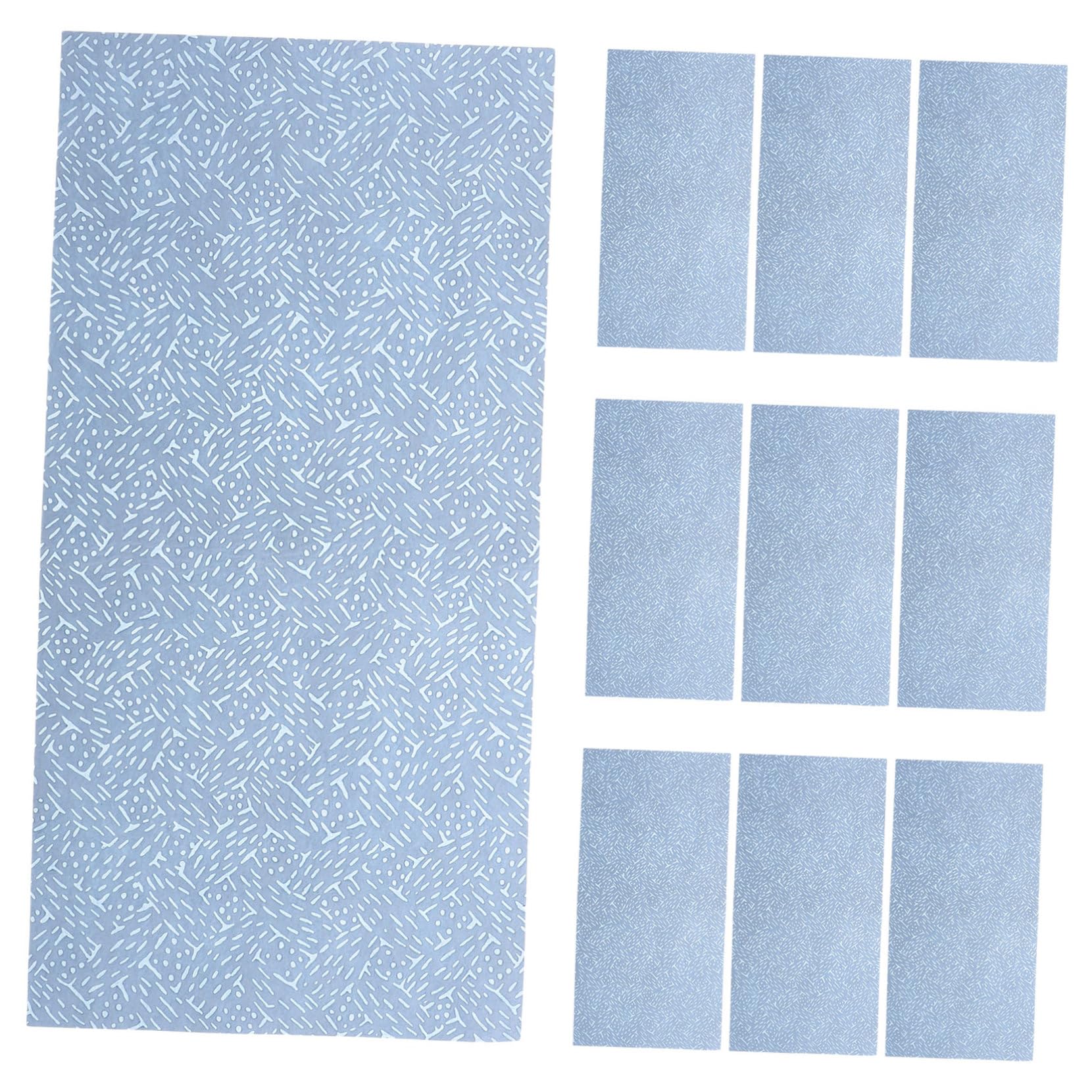 ULDIGI 10 Pcs Moisturizing Box Water Guide Paper Portable Water-conducting Paper for Paint Palette Tray Watercolor