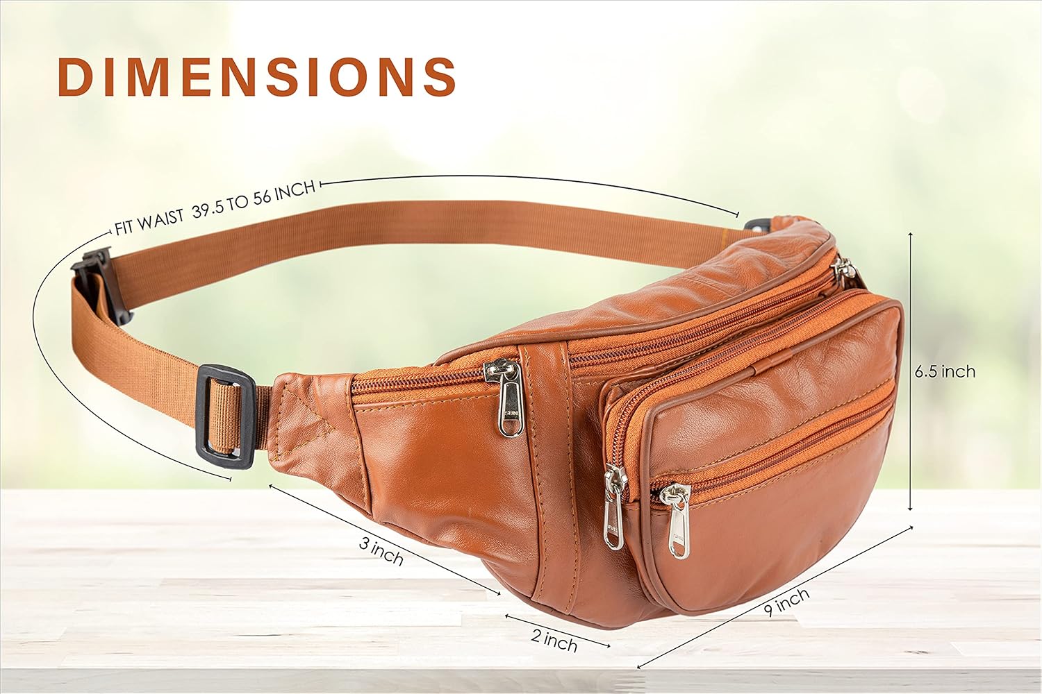 Liberty Leather Large Fanny Pack Crossbody Bags for Women Waist Bum Hip Bag for Women Large Belt Bag Cute Fanny Pack for Teen Girls