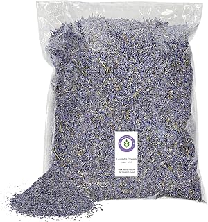 Dried Lavender Flowers – 2LB Bulk Natural Lavender Buds Perfect for Wedd...