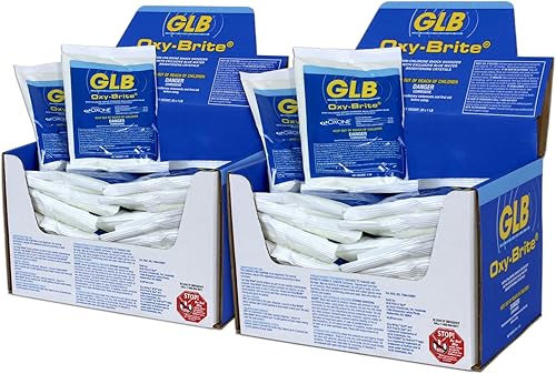 GLB de piscina y Spa Productos 714141-Pound oxy-brite piscina Agua Shock, Blanco