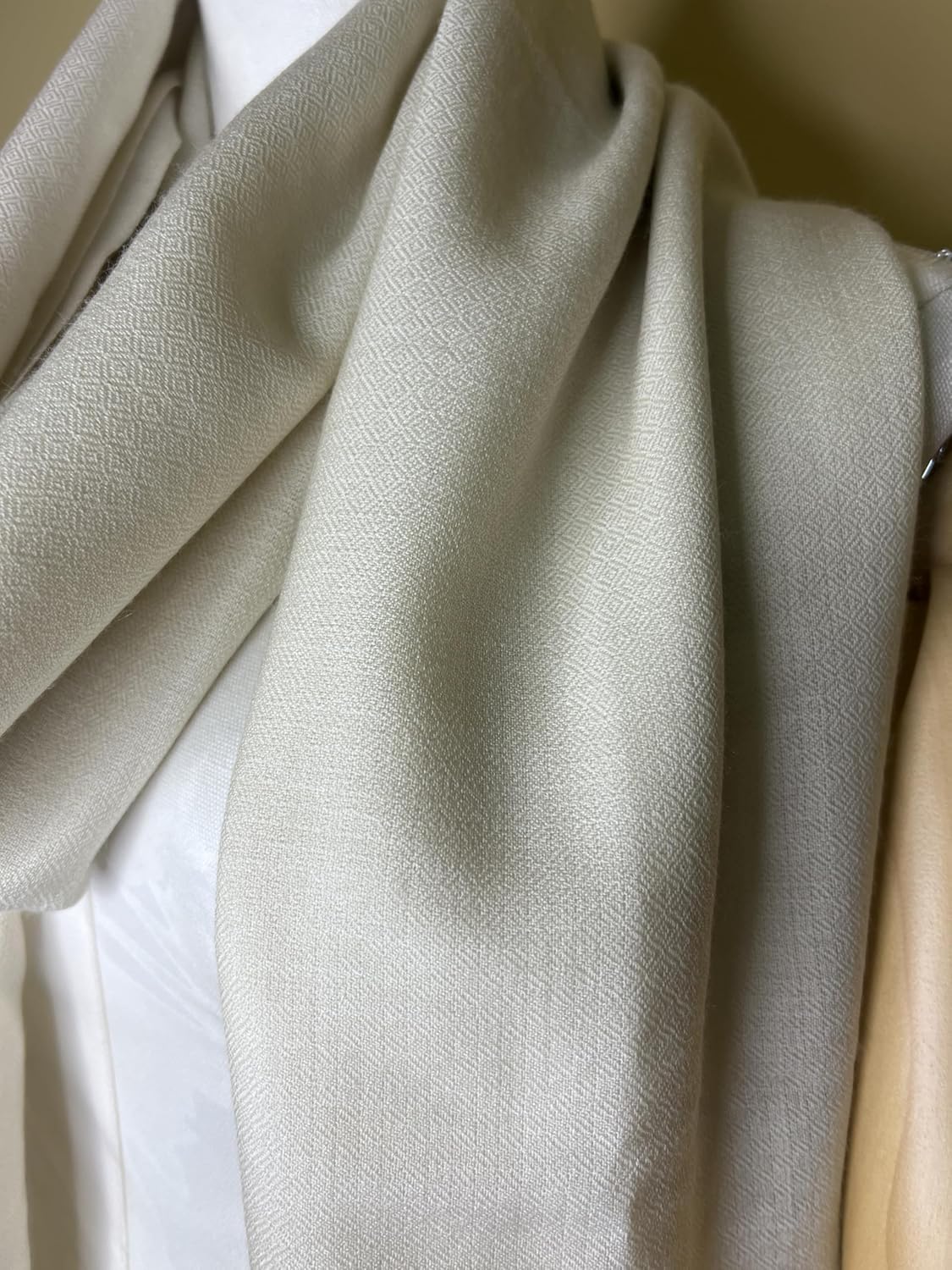 NPIA Certified 100% Cashmere Pashmina Shawl Wrap for Women from Nepal- Lightweight Soft Scarf for Evening Dresses Weddings - Image 2