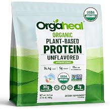 Plant Protein Powder | Unflavoured | 30g Vegan Protein & 5g BCAAs | Pea, Mung Bean & Lentil Protein Blend | Gluten Free, No Added Sugar | 980g