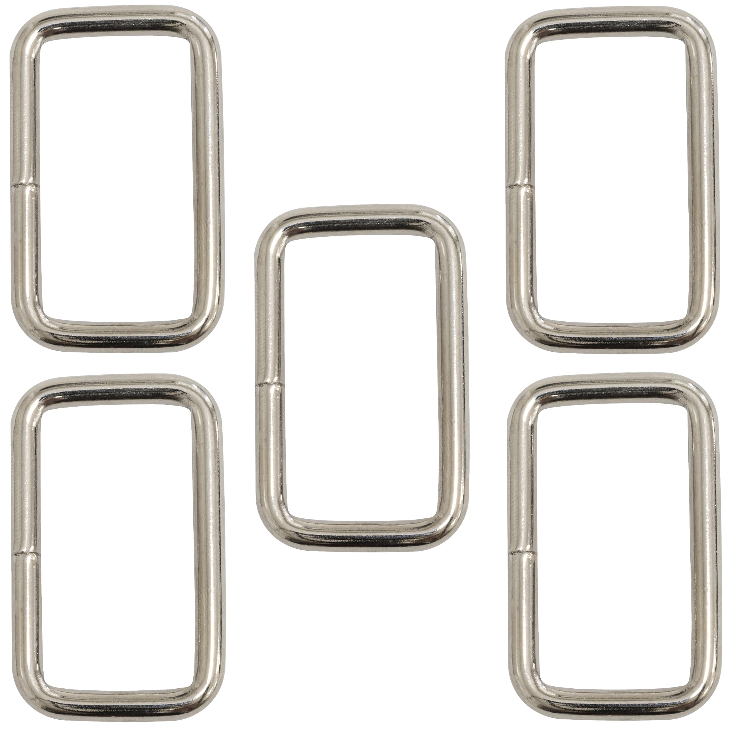 AERZETIX - Lot de 2 anneaux de sac ronds 25 mm ouverture à ressort | sacoche pochette bandoulière couture décoration projet DIY d'art créatif anses | couleur argent | en métal