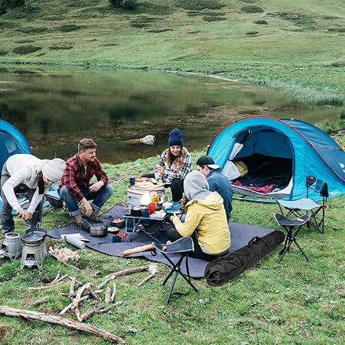 Miniatura 2 de Xxerciz Bolsa de repuesto para silla de campamento bolsa de almacenamiento ligera con asas de transporte y bolsillo adicional con cremalleras para