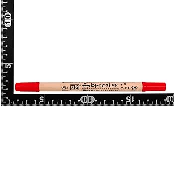 Amazon.co.jp: 呉竹 水性ペン 布用 布書き ZIG ファブリカラー