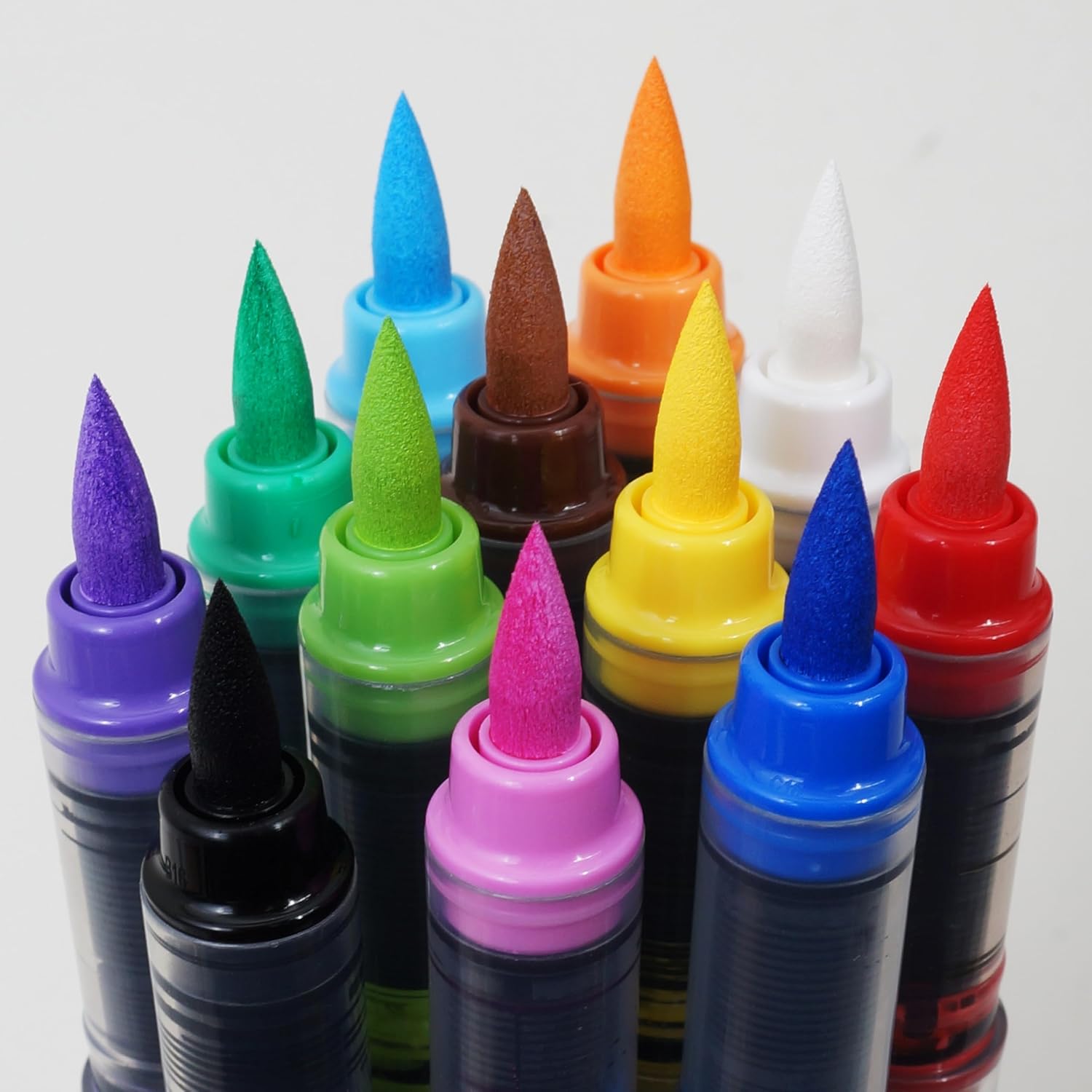 Soft Brush Tip Acrylic Markers Set, Paint Pens for Rock, Wood, Fabric, Canvas, Glass, Waterproof, Vibrant Colors for DIY Crafts and Art Projects (120 Colors)