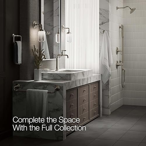 Miniatura 8 de KOHLER Artifacts Gentleman's - Grifo de lavabo de baño con mango único, 1,2 gpm