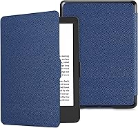 Vista 10 de Fintie Slimshell - Funda para Kindle de 6 pulgadas (11ª generación, versión 2024/2022), funda ligera de piel sintética con apagado y encendido Negro