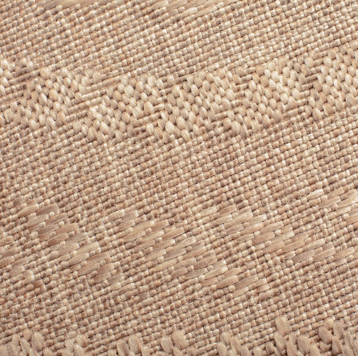 In- und Outdoor-Teppich Outward Circles Hellbraun - 120x120cm für Innen und Außen