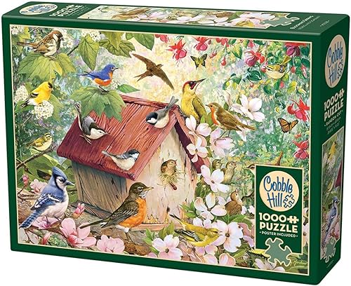 Miniatura 2 de Cobble Hill - Rompecabezas de 1000 piezas, Blooming Spring, póster de muestra incluido