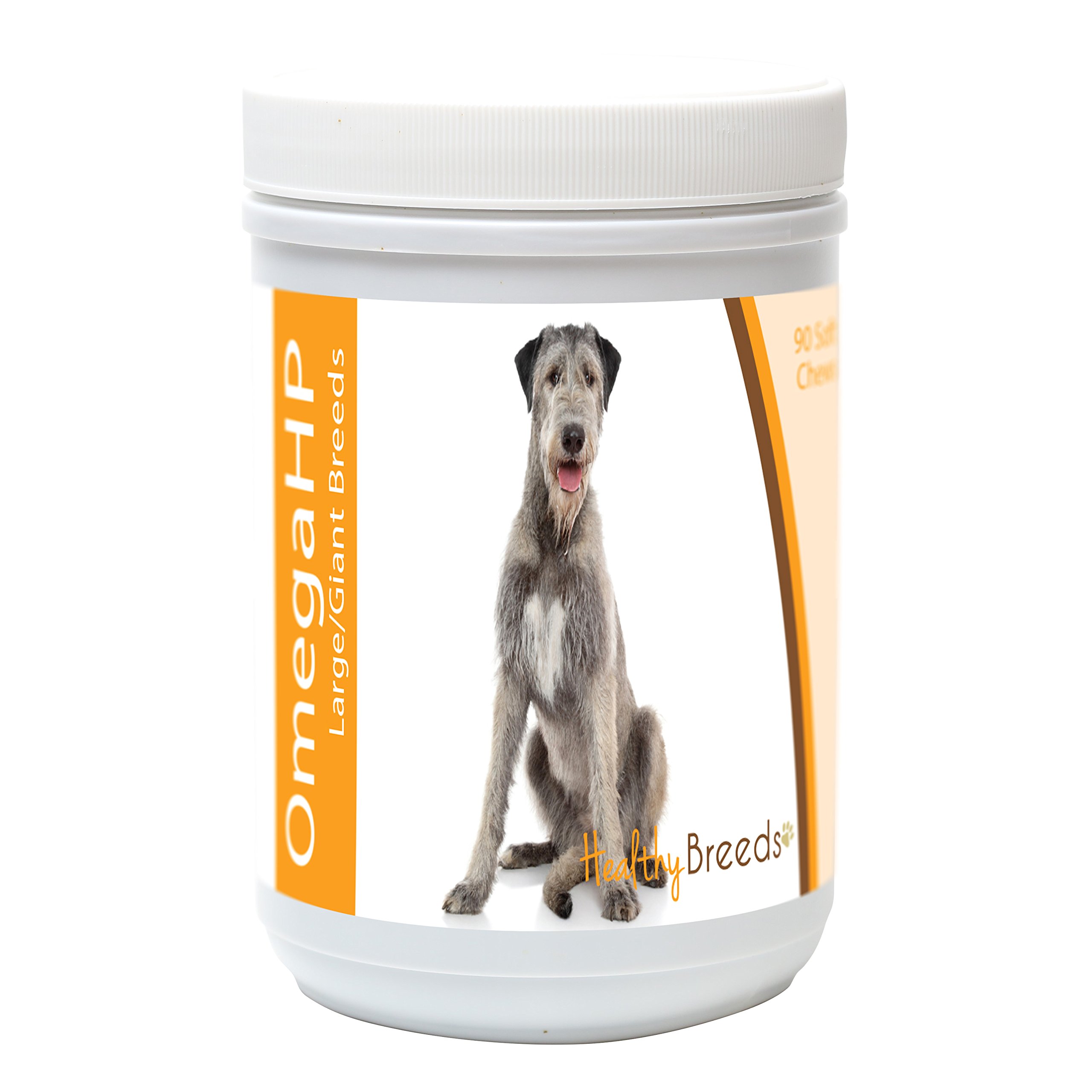 Healthy Breeds Irish Wolfhound Omega HP Fatty Acid Skin and Coat Support Soft Chews 90 Count