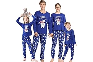 Vopmocld Christmas Family Matching Pajama Set: Be Cozy and Festive in Adorable Polar Bear Garments