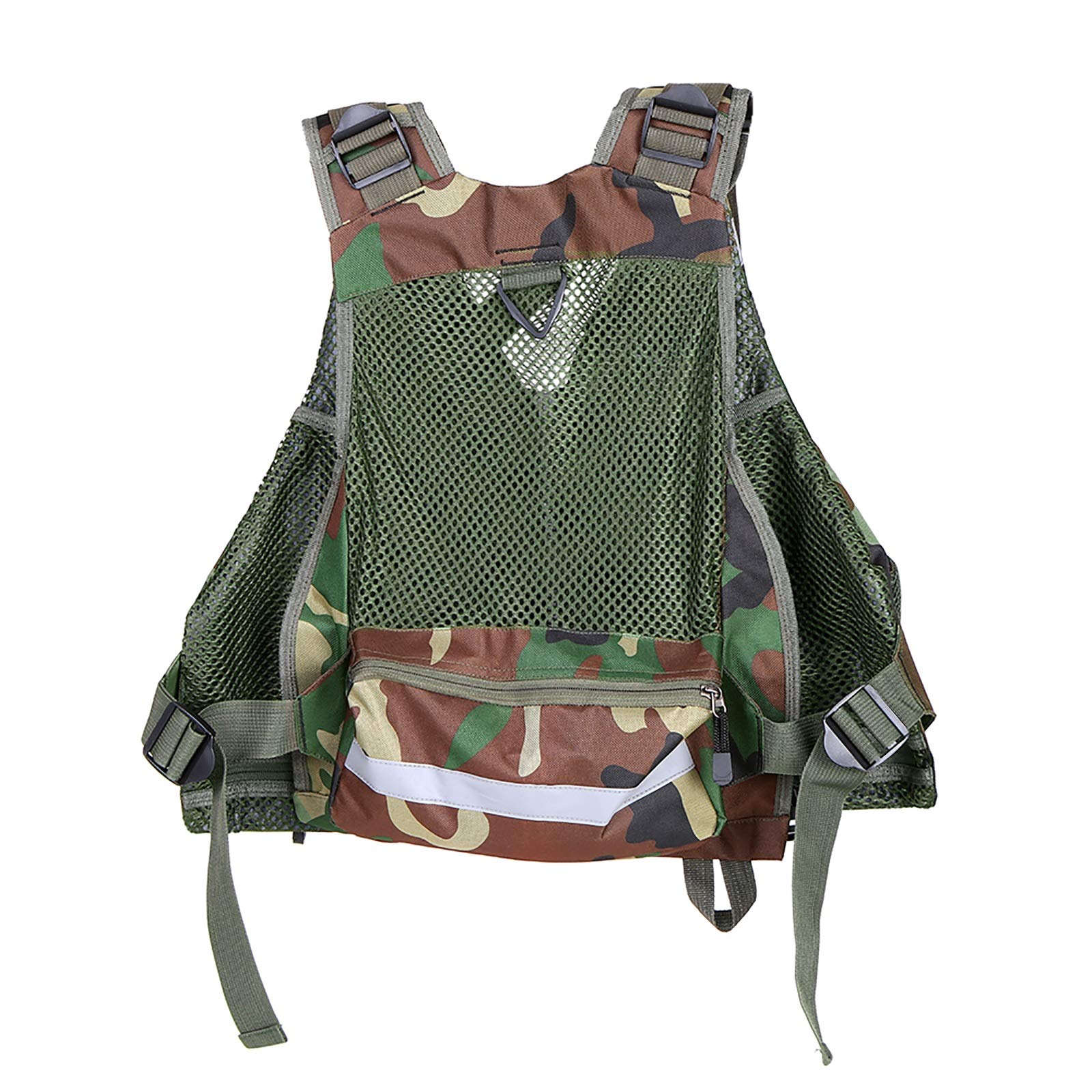 G&F Hombres Chaleco Pesca Mosca Multibolsillos Chaleco Multifunción Al Aire Libre Caza Chaleco Secado Rápido Tamaño Ajustable