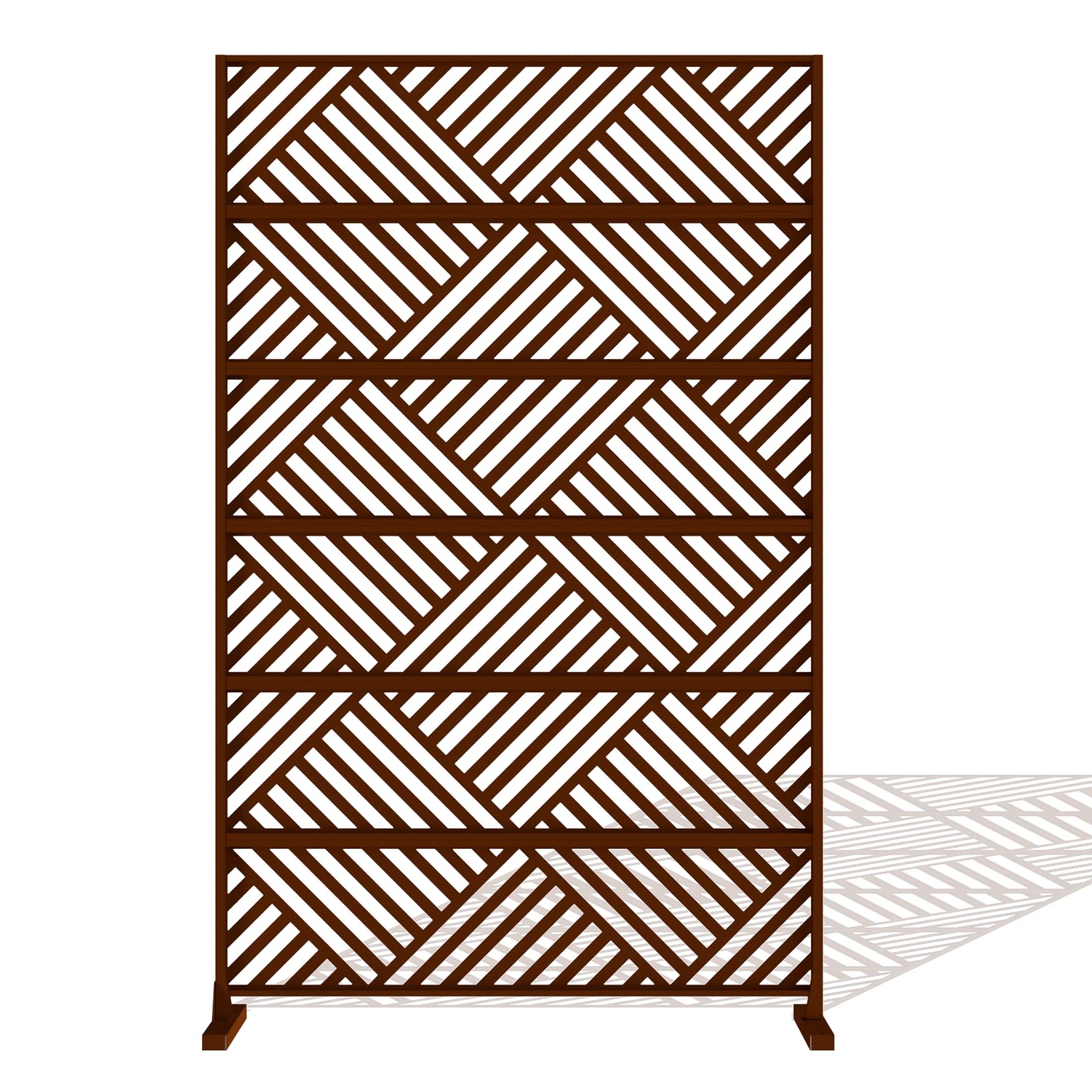 Patio Privacy Screen for Balcony, Metal Outdoor Privacy Screens and