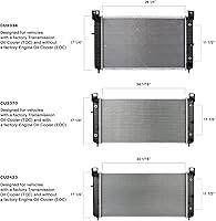 Vista 5 de Spectra Premium Radiador CU2423 con TOC, sin EOC, núcleo de 34-1/16 pulgadas, compatible con Chevrolet Silverado, GMC y Cadillac
