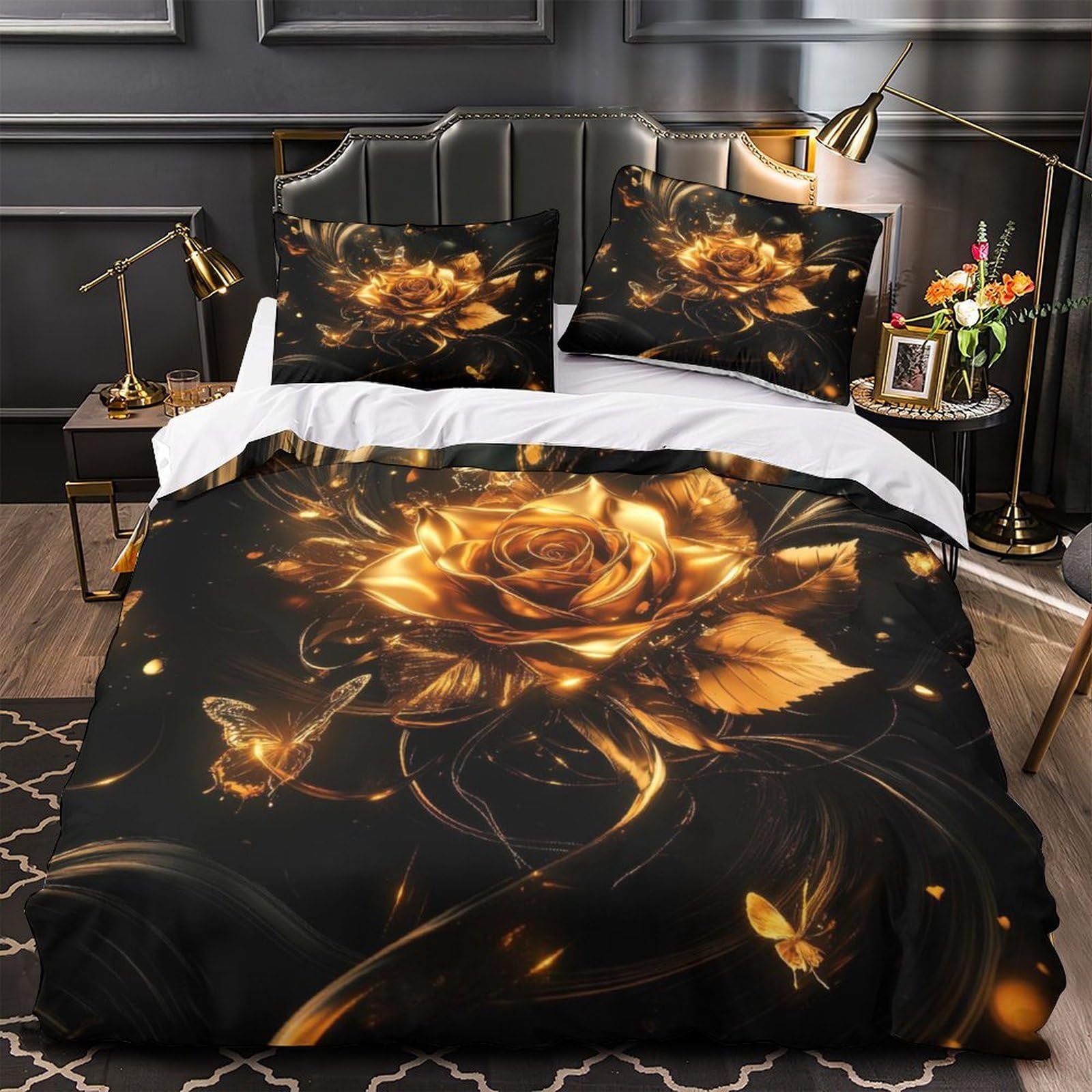 Housse de couette hypoallergénique 135x200 anti-acarien pour peau sensible