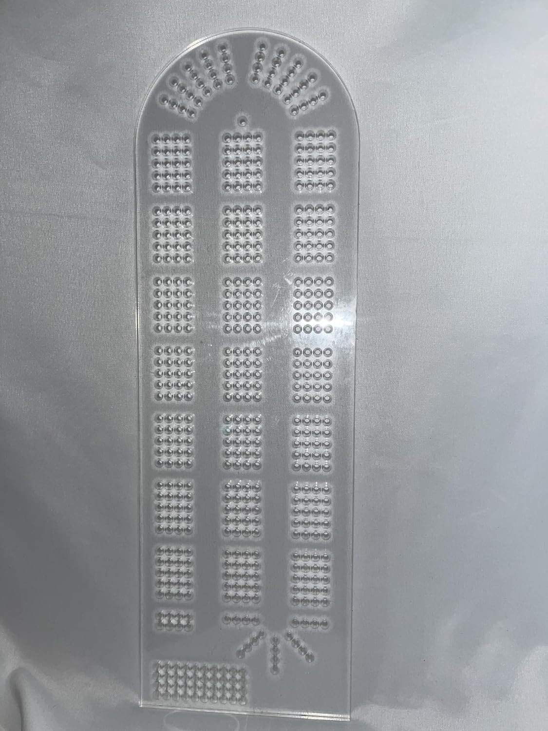 Cribbage Board Template - 4 Lane