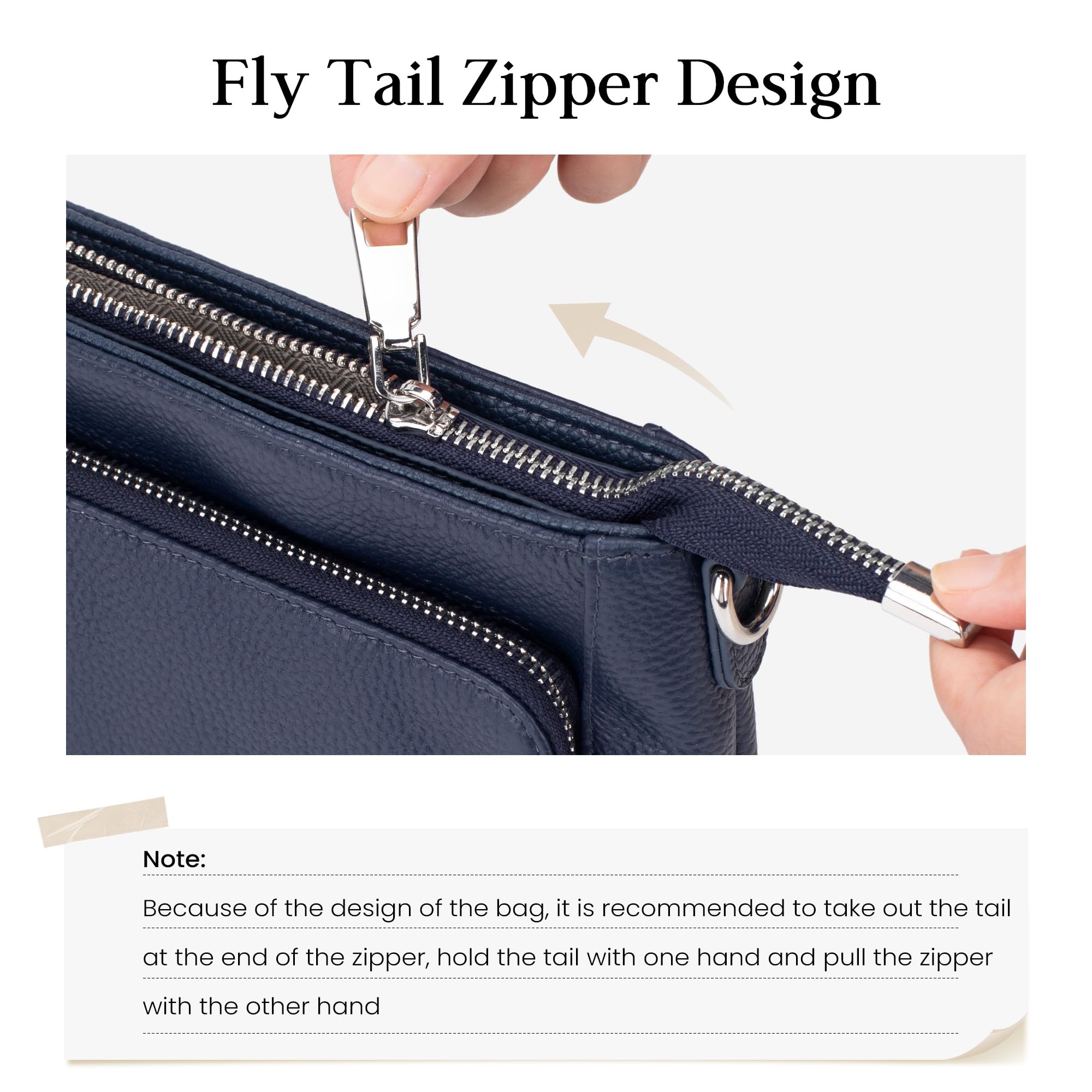 befen Bolsos cruzados de piel auténtica para mujer, pequeños bolsos de hombro antirrobo para mujer con bloqueo RFID, cartera integrada