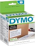 DYMO LW Large Shipping Labels for LabelWriter Label Printers, 2-5/16" x 4" (59 x 104 mm) Stickers, Black Print, White Label Maker Tape, 1 Roll of 300
