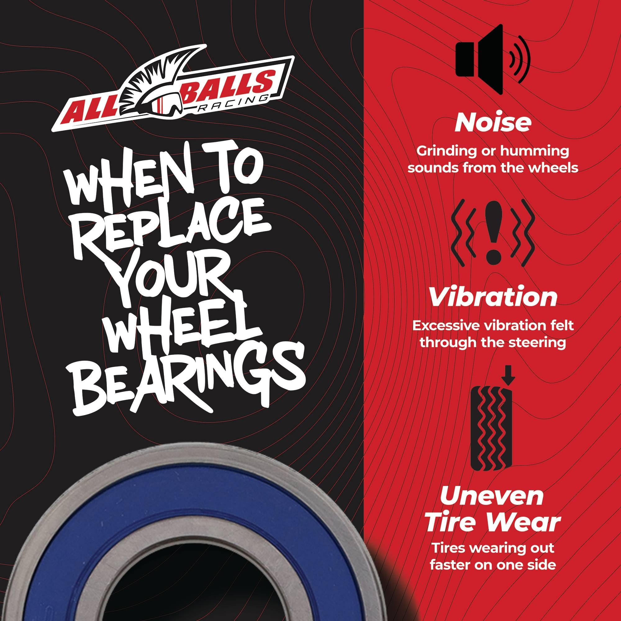 Amazon.com: All Balls Racing 25-1386 Wheel Bearing Kit Compatible