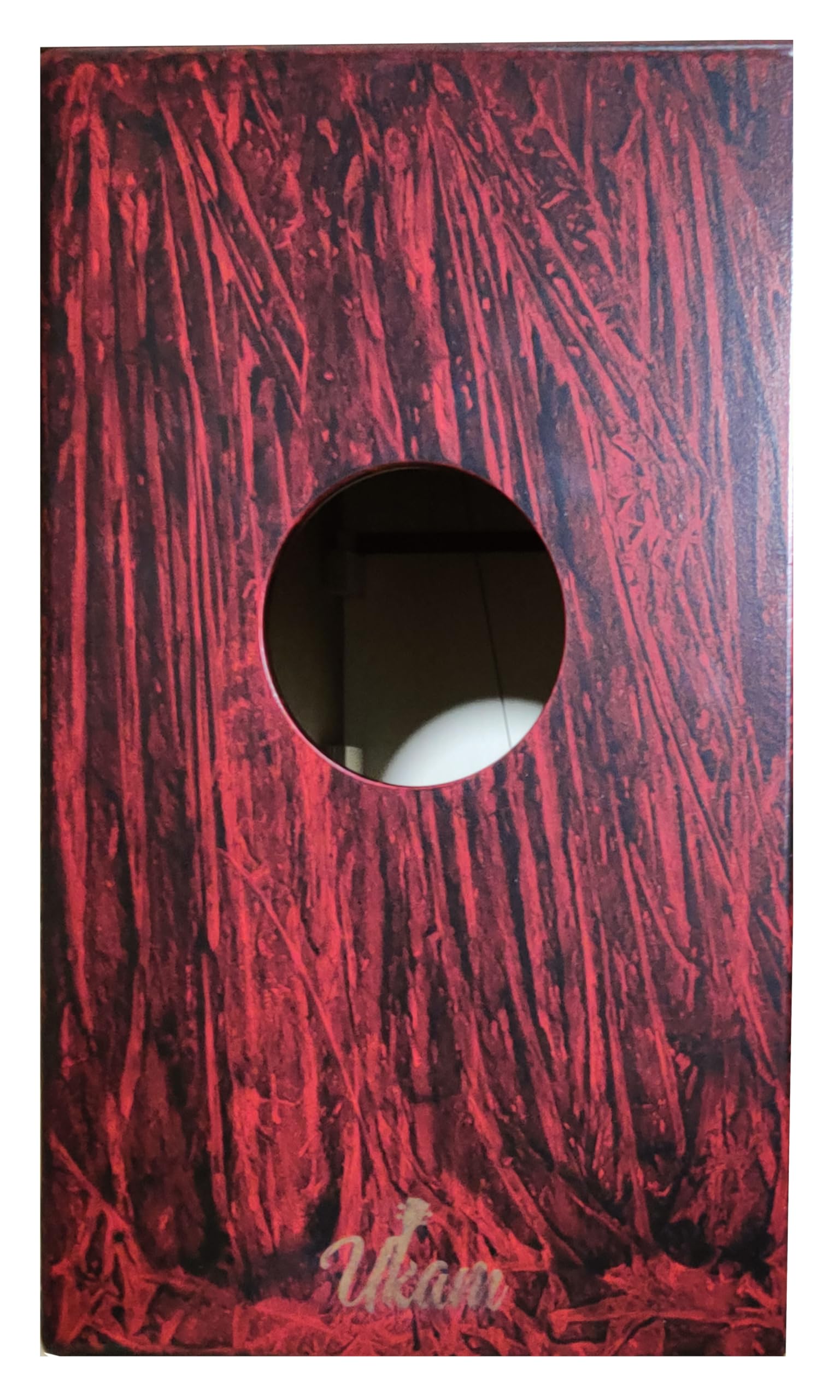 Cajon flamenco UKAM mod: UKAM00061 (Rojo)+Funda de cajón de regalo
