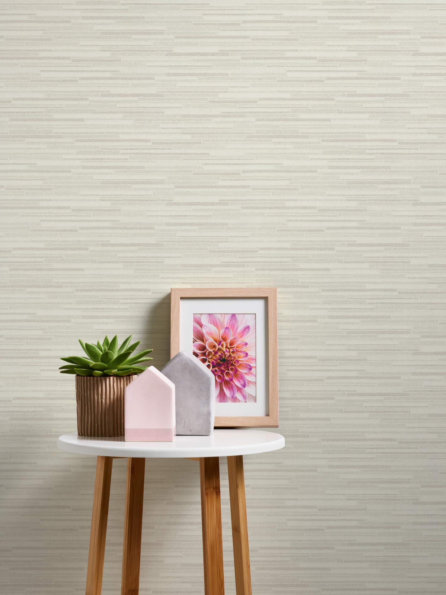A.S. Création Striped Wallpaper Elements Non-Woven Wallpaper 10.05 m x 0.53 m White Grey Made in Germany 709721 7097-21 - Image 4
