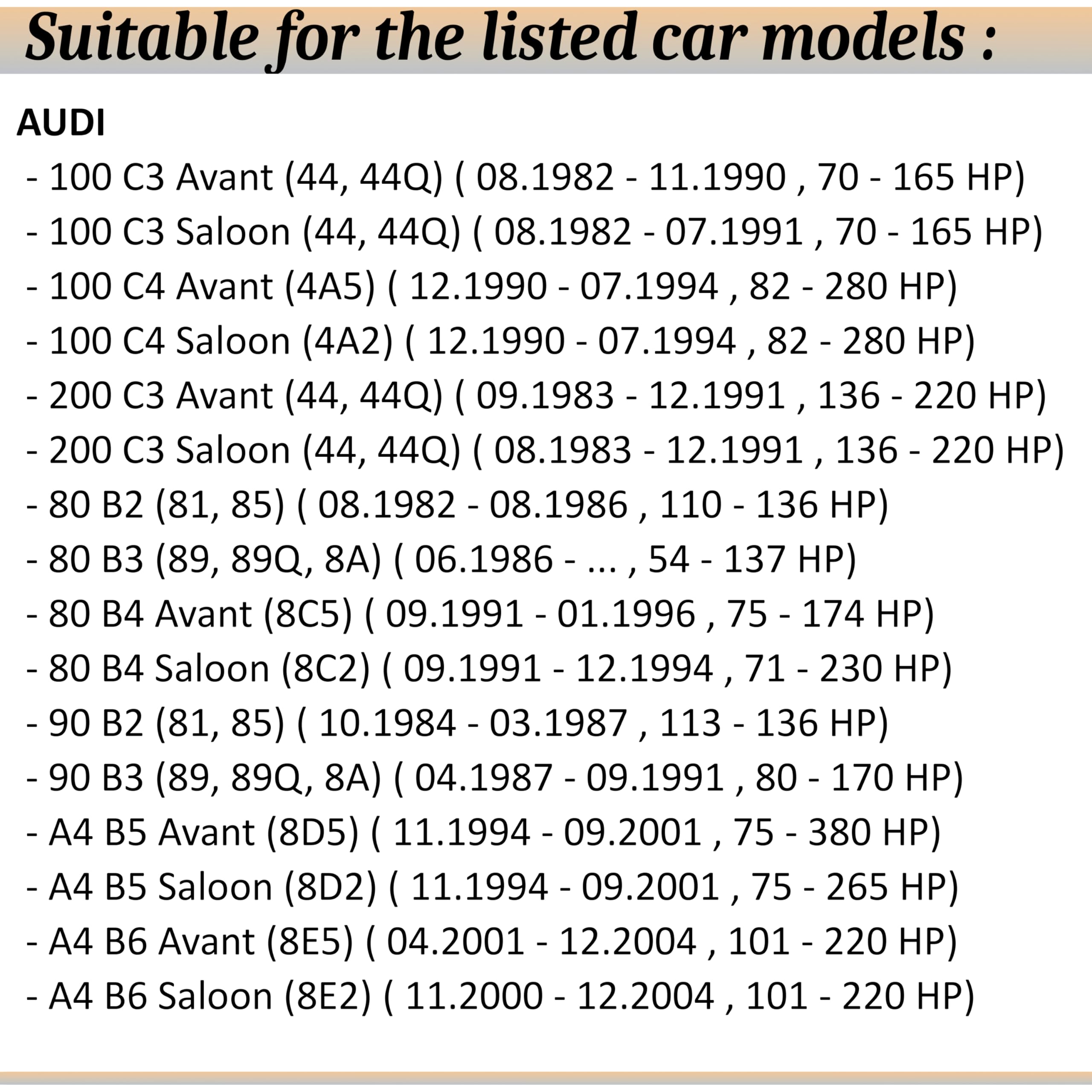 AERZETIX Bremsschlauch M10x1 - Für Audi Hinterachse OE 8D0 611 775 B
