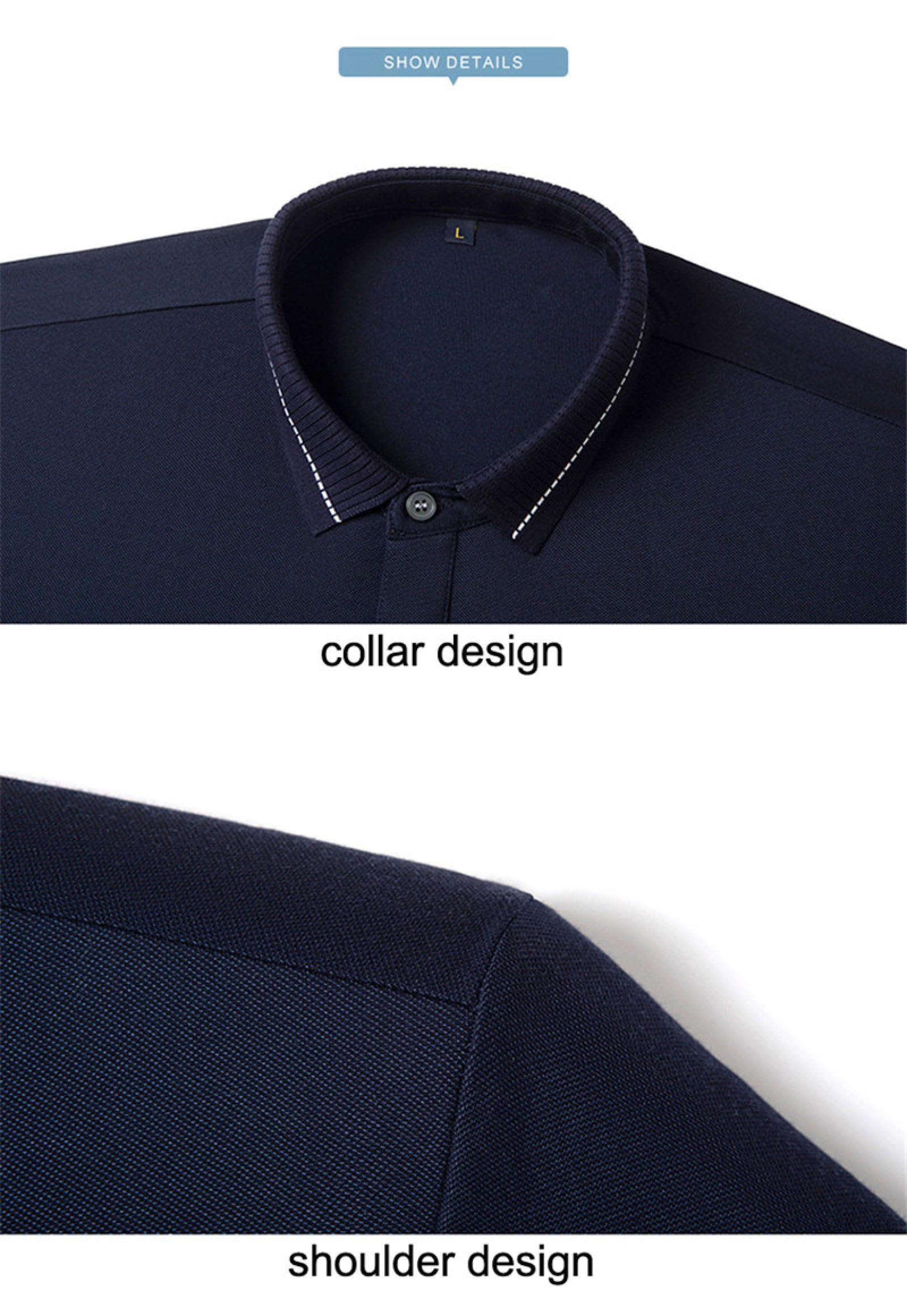 Moda Casual - Polo Amarillo De Moda para Hombre Tops De Verano De Manga Corta Ropa De Lujo Polo De Algodón Camiseta para Hombre Tops De Algodón para Hombre