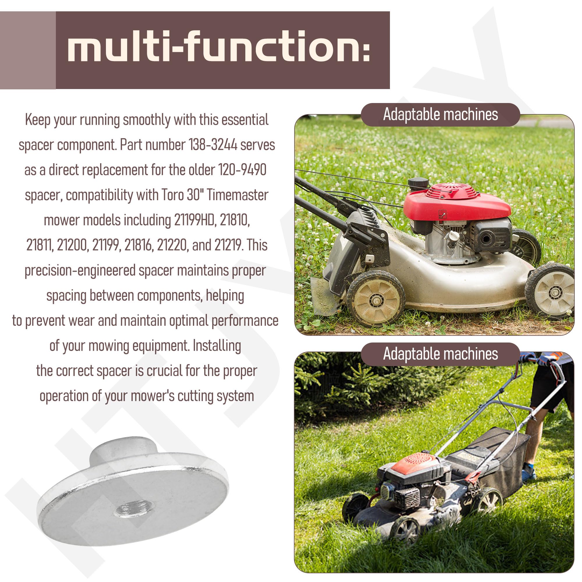 Amazon.com: HTJYMY 138-3244 Spacer, Replaces 120-9490