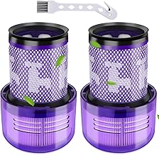 Rebirthcare 2 pack v12 filter for dy.son v12 detect slim absolute extra pro plus motorhead complete total clean vacuum cleaner replacement filter spare parts accessories replace no.dy-971517-01